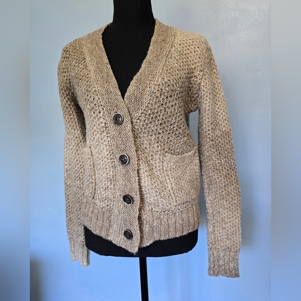 360 Womens Chunky Cardigan Grey M?